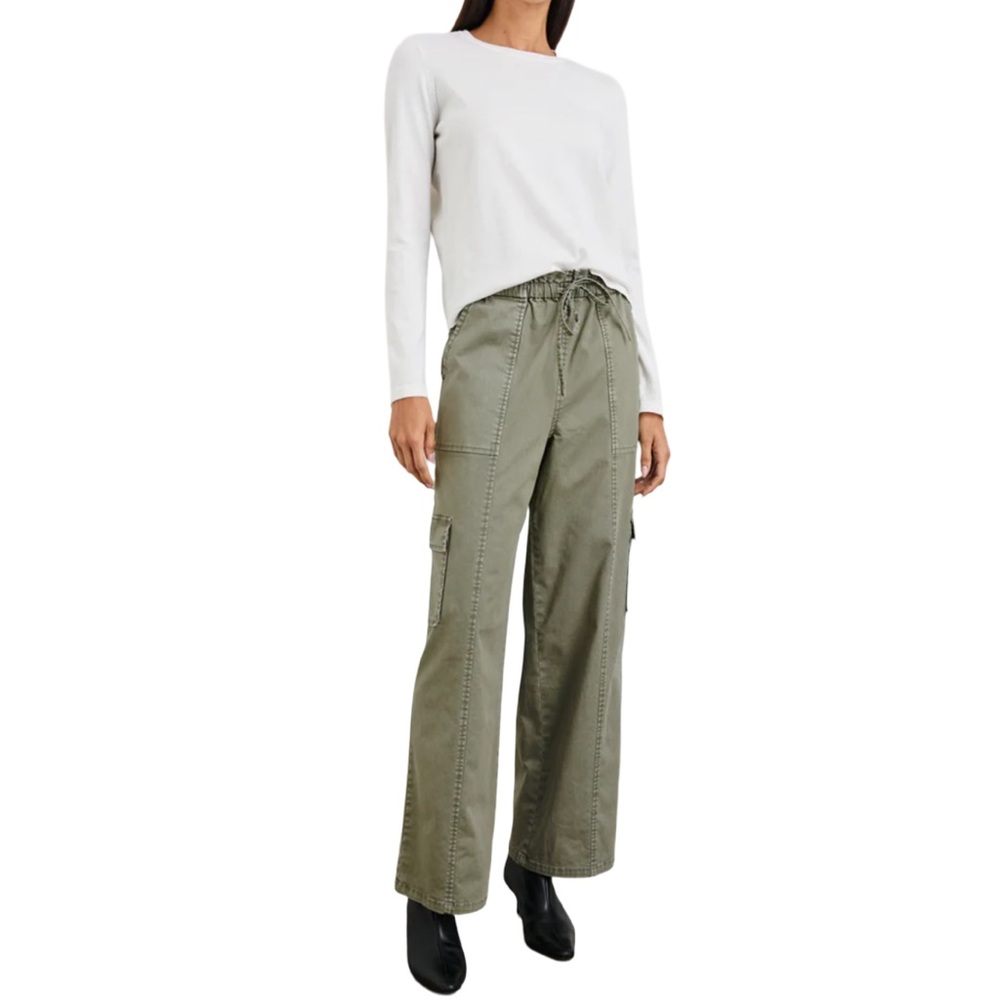 Rails Bodie Dark Olive Cargo Utility Pants Size Large New